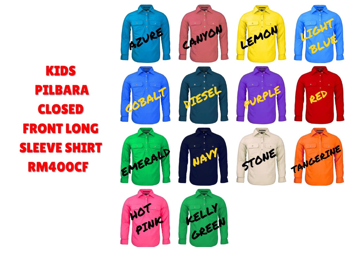 **PRE-ORDER (cut off 15th May 2025)** Kids Govies' Muster Work Shirts